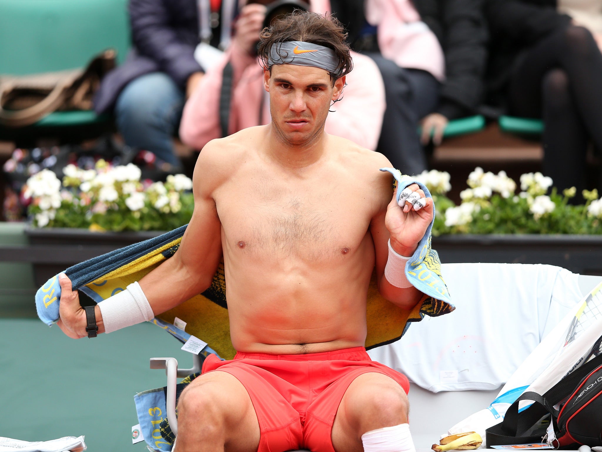 Rafael Nadal at the French Open