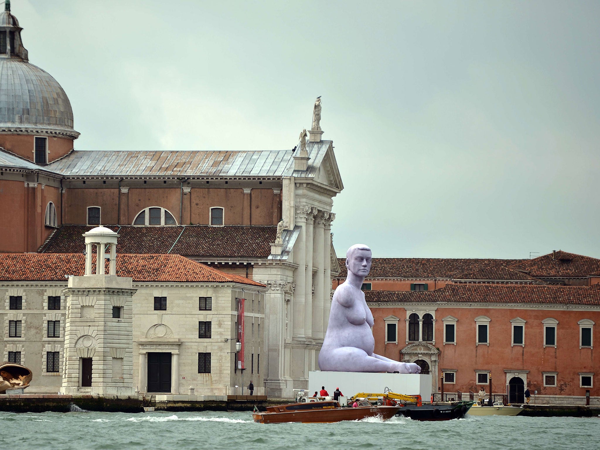 Marc Quinn’s sculpture Alison Lapper Pregnant resurfaces as a giant inflatable