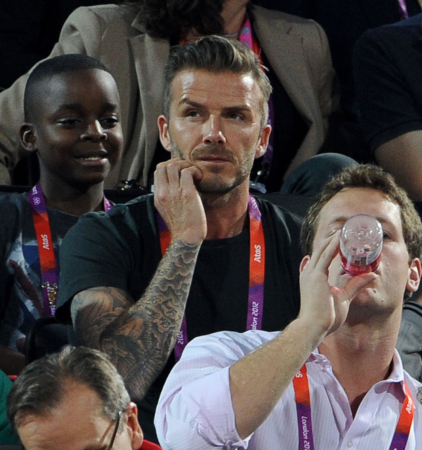 David Beckham’s quiff is also popular.