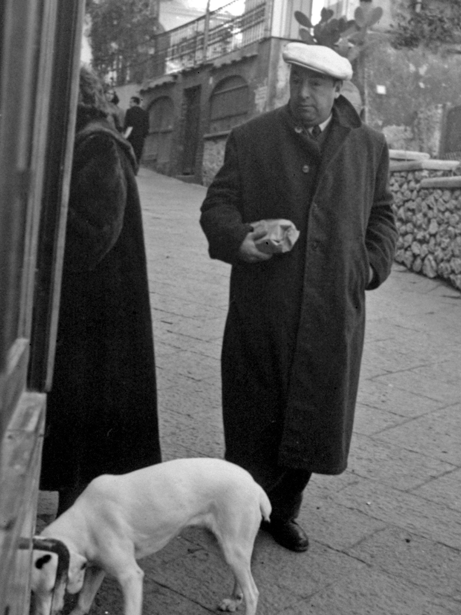 Chilean poet Pablo Neruda in Capri, Italy