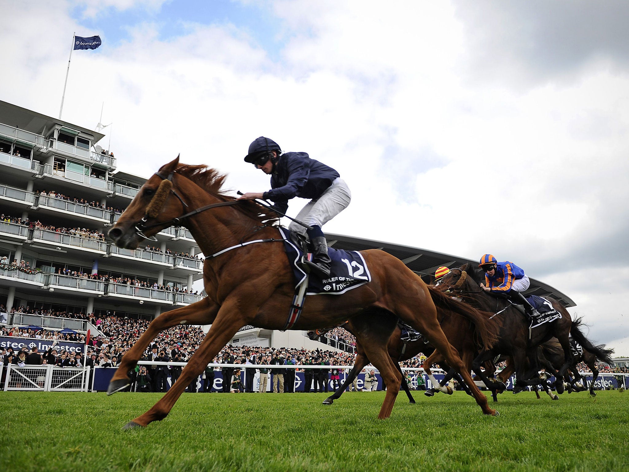 Ryan Moore on Ruler Of The World wins the Derby