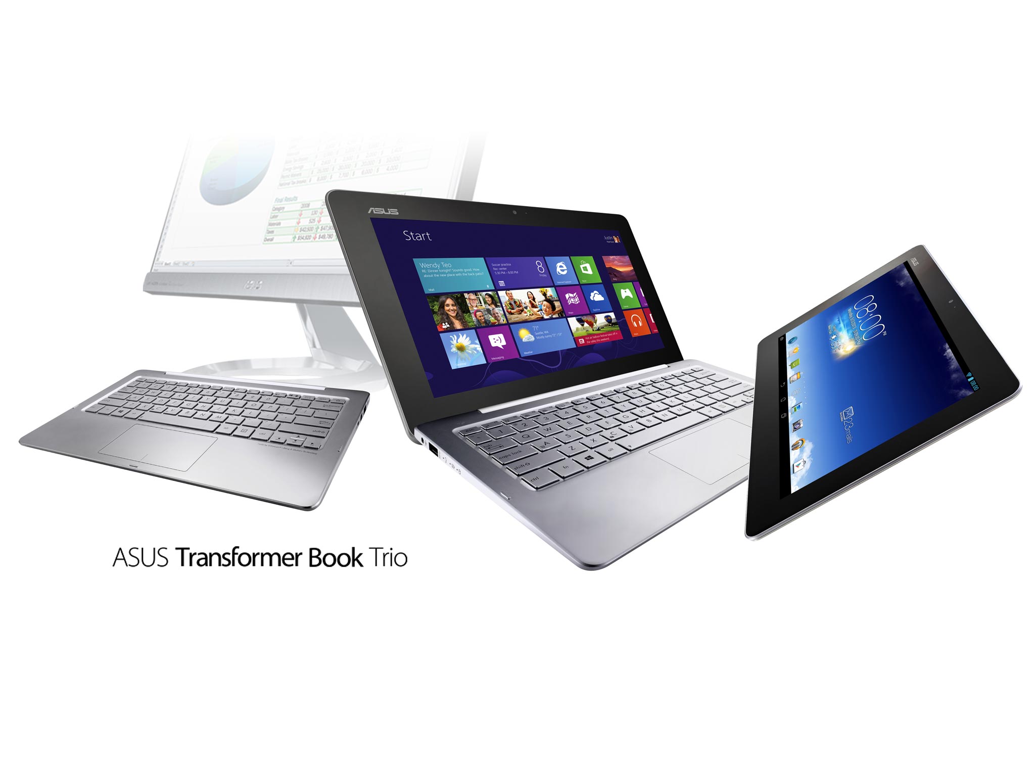 Is it a laptop, is it a tablet, or is it a desktop PC? Er, it's all three if it's the Asus Transformer Book Trio