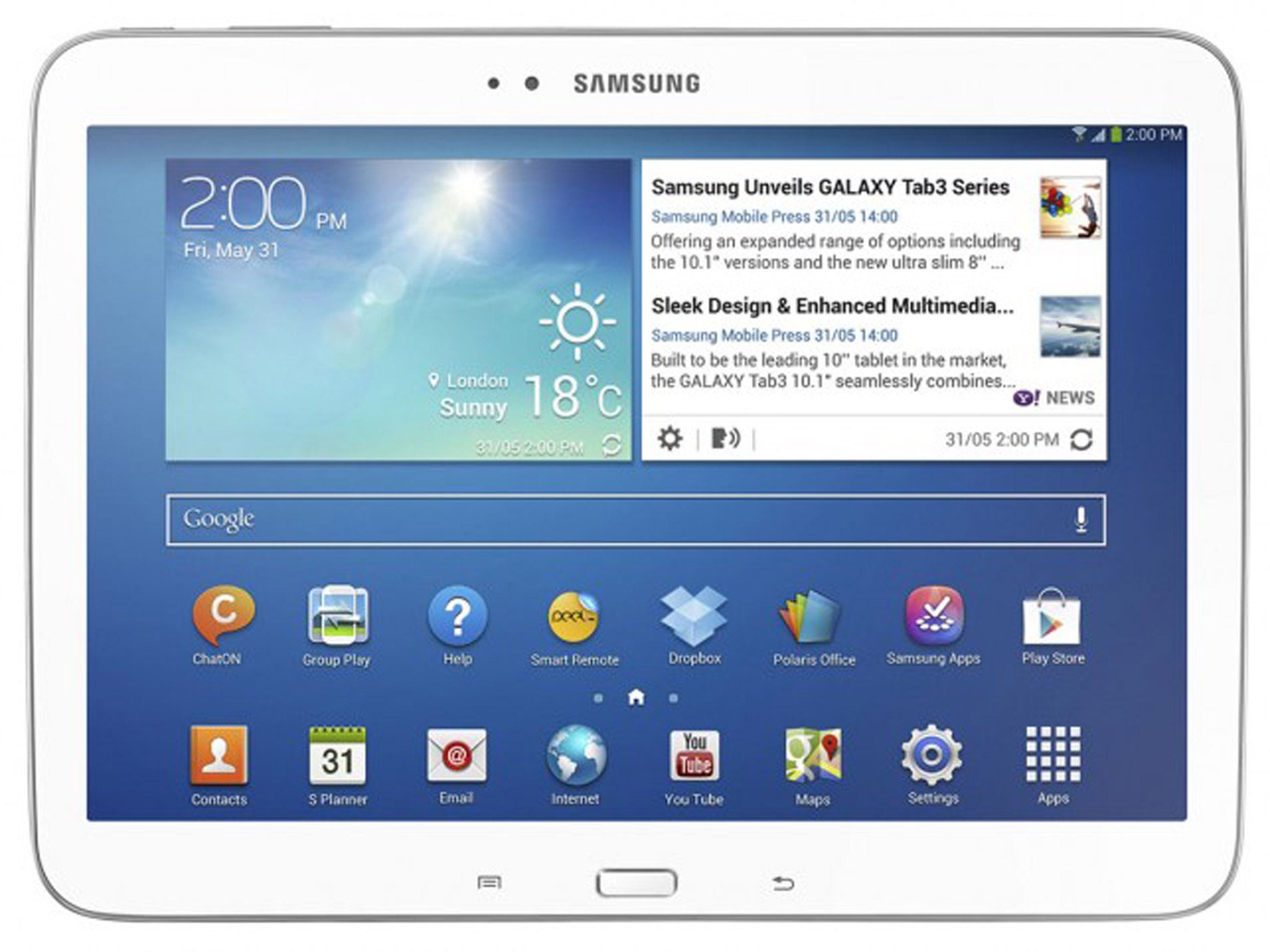 SGalaxy Tablet 3