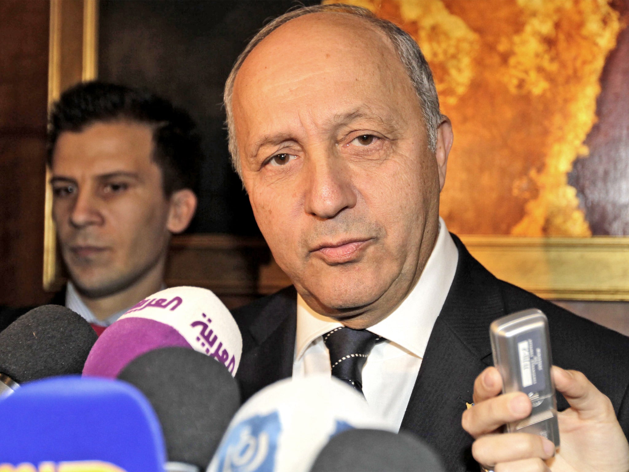 French Foreign Minister Laurent Fabius