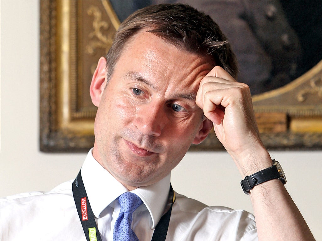 Health Secretary Jeremy Hunt