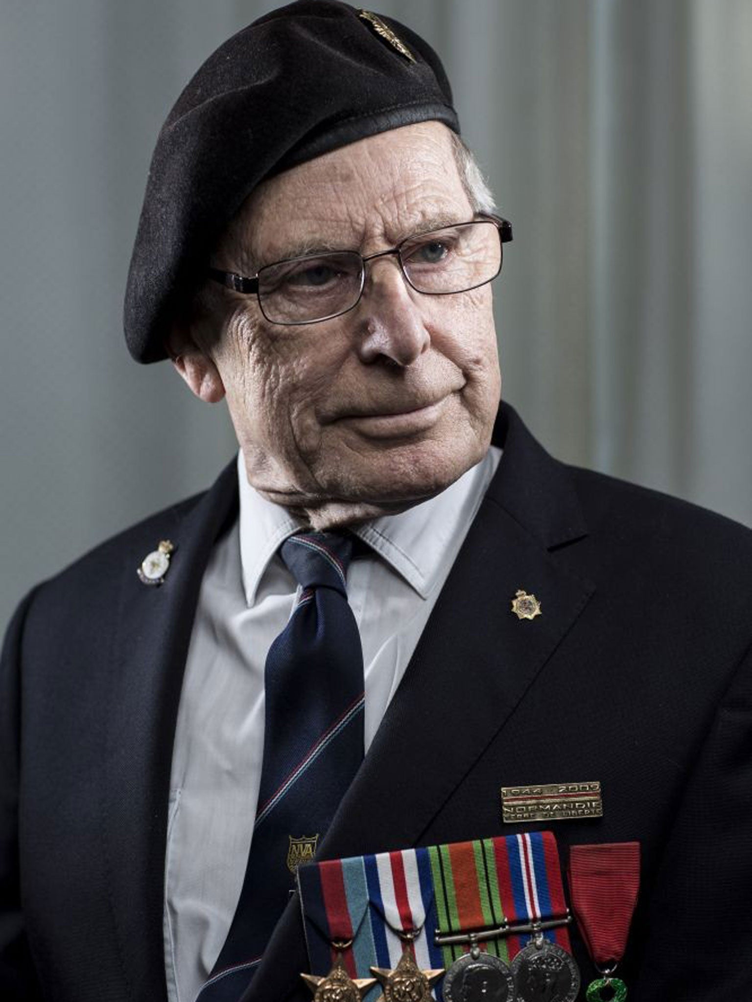 World War II Veteran, Vic Mackenzie, pictured at his home in Epping, Essex