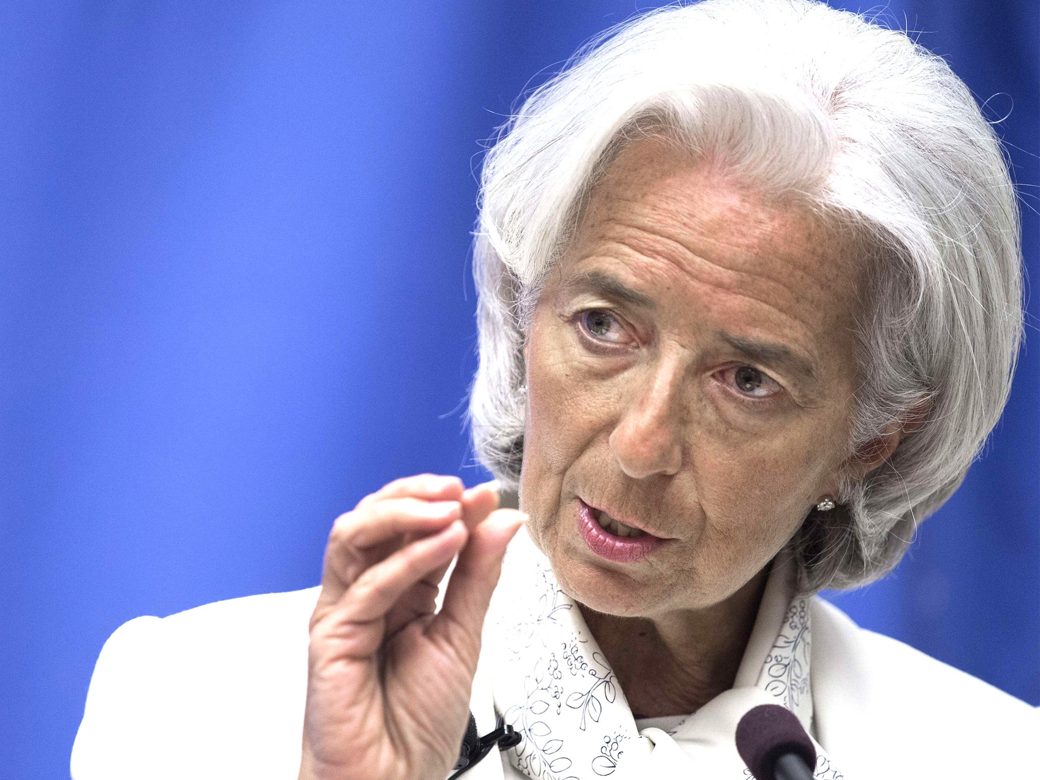 IMF Managing Director Christine Lagarde