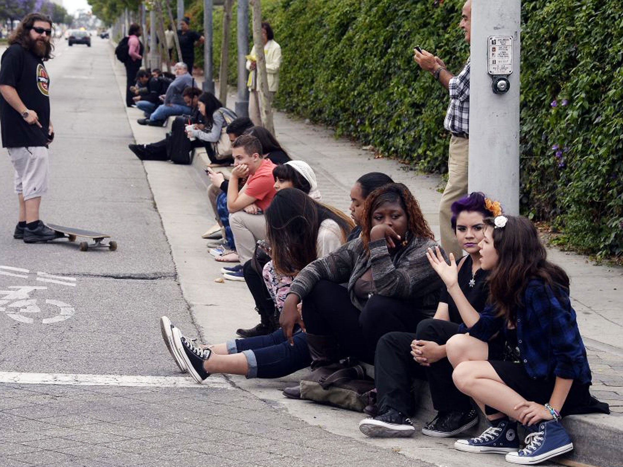 Santa Monica College students were evacuated during a shooting spree on Friday