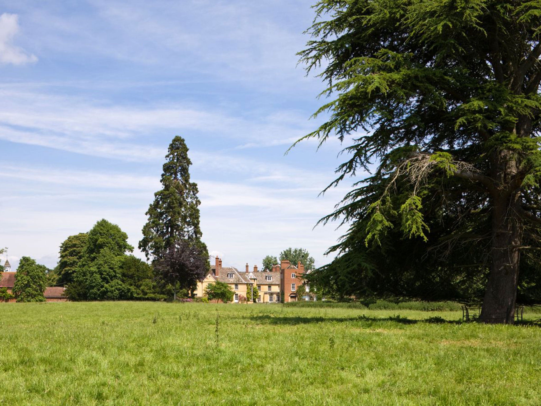 Forthampton Court estate, above, home of the Yorkes, finds itself at the centre of the cull controversy