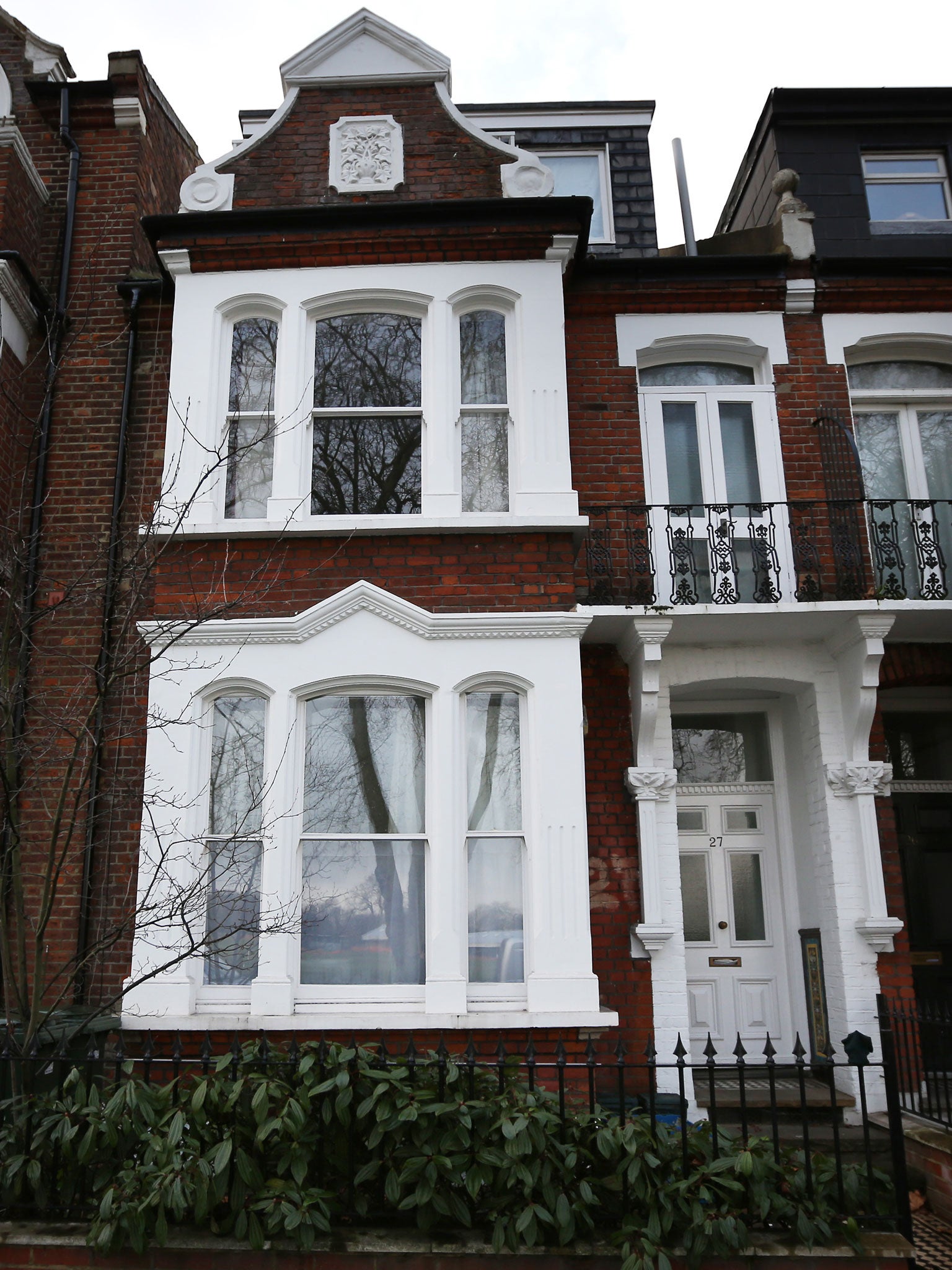 The site of the former Elm Guest House in Barnes. Two men have been arrested in connection with child abuse allegations relating to a guest house in south London during the 1980s