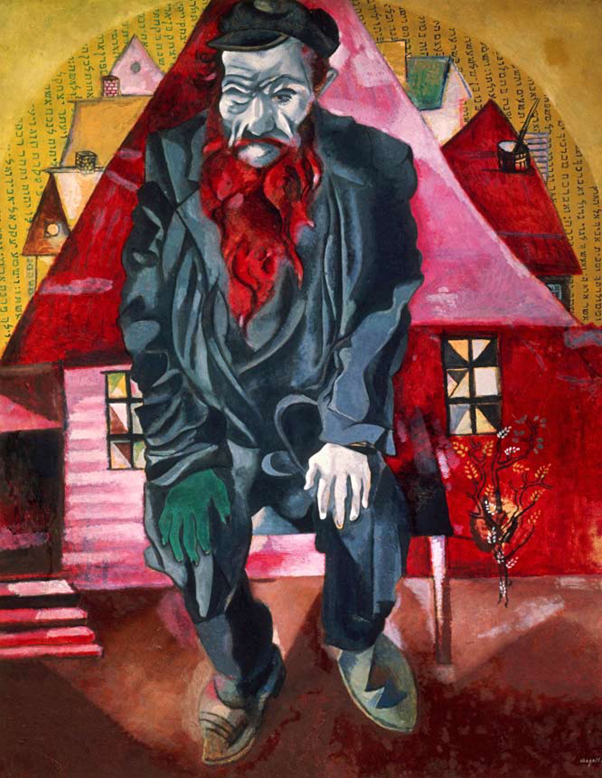 Marc Chagall's ‘Jew in Red’ (1915)