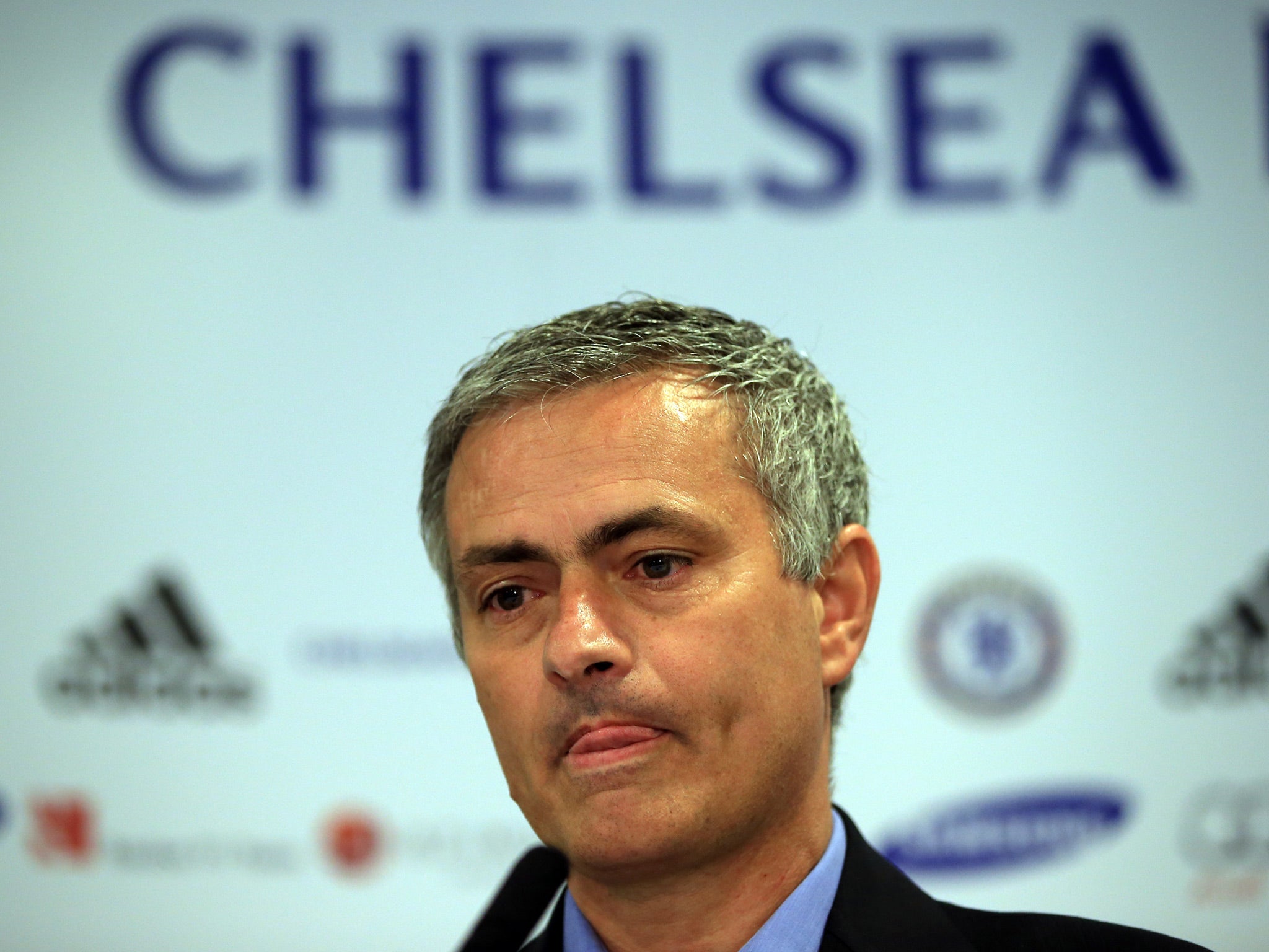 Jose Mourinho addresses the media at his first press conference since being reinstated as Chelsea manager