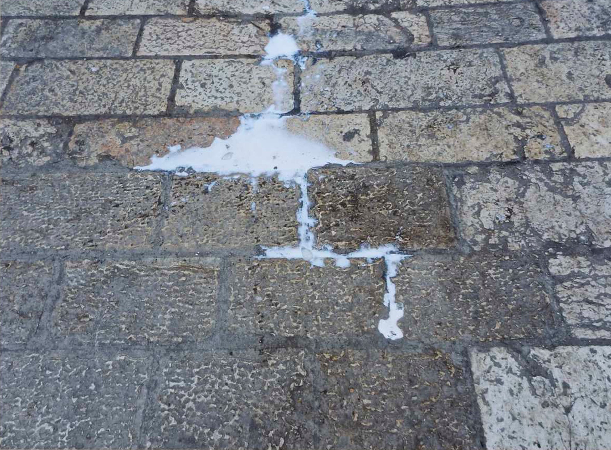 Cornelia Parker, Oil Stain (Bethlehem) 2012 - 2013