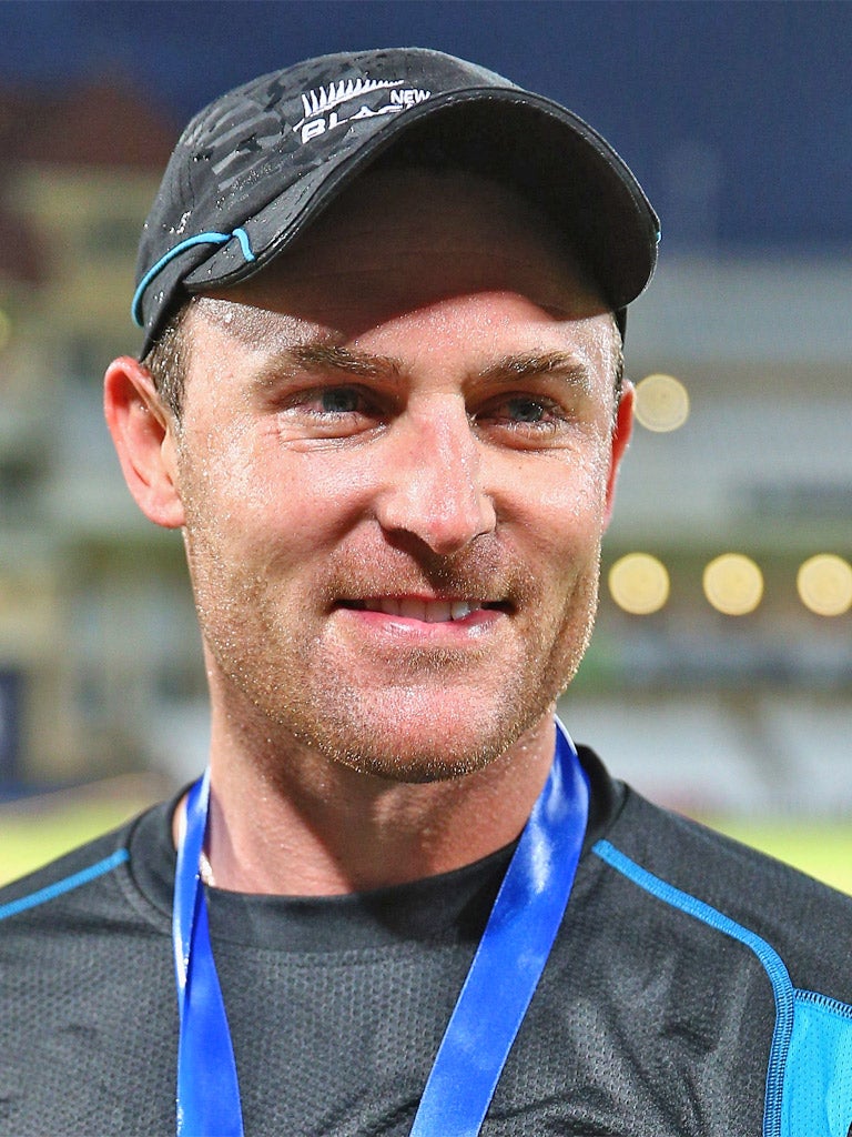 New Zealand captain Brendon McCullum