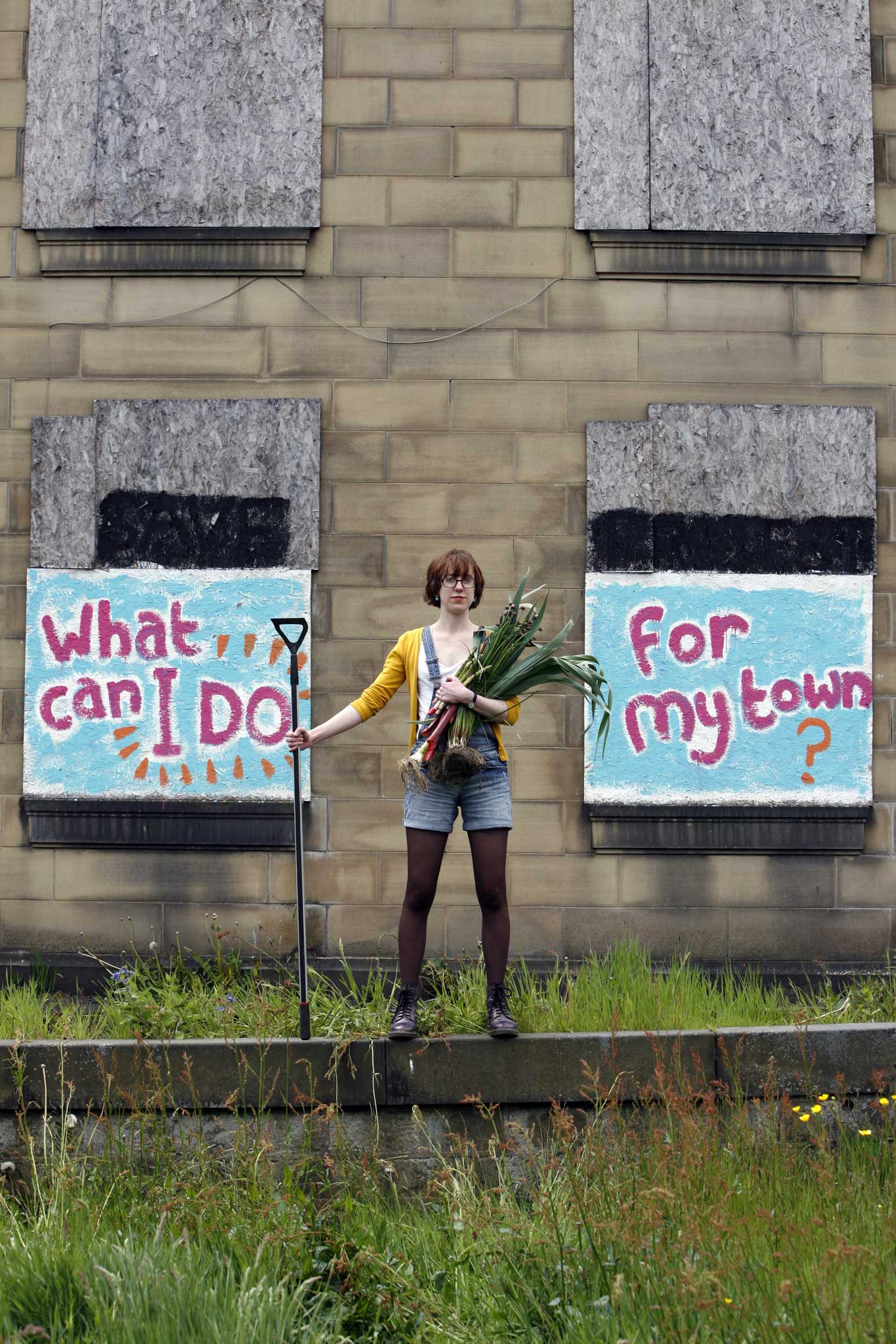 Veg out: Writer Holly Williams joins the volunteers in Todmorden