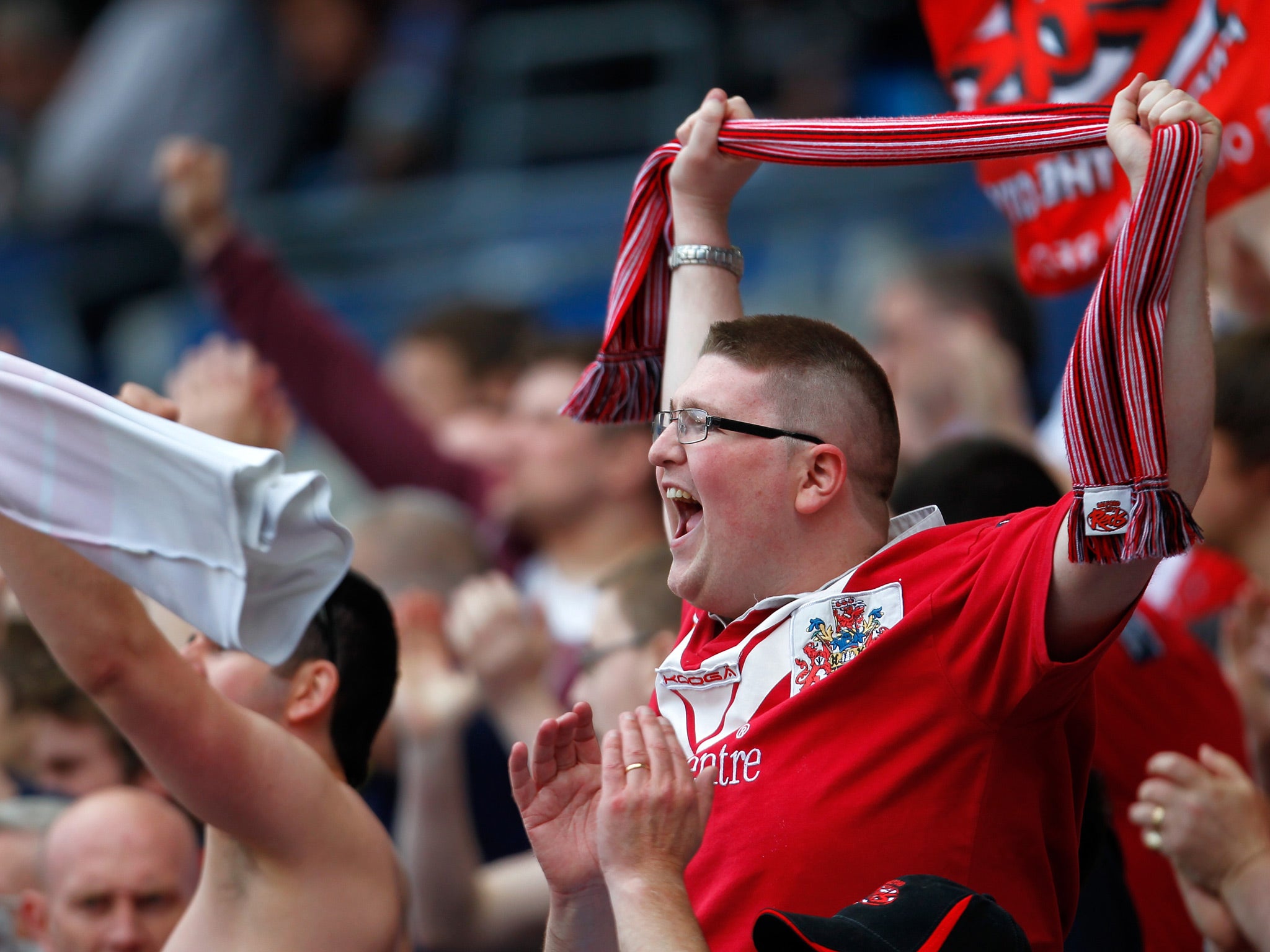 Salford City fans at the Magic Weekend