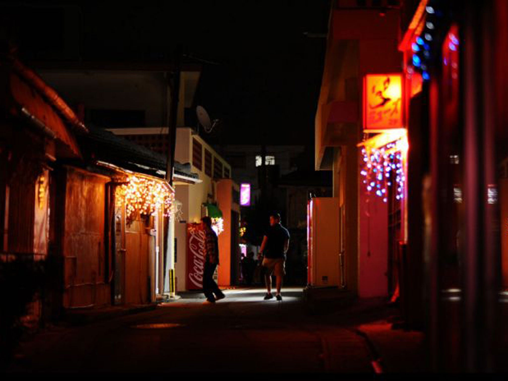 Business is slow in Okinawa’s biggest red-light district