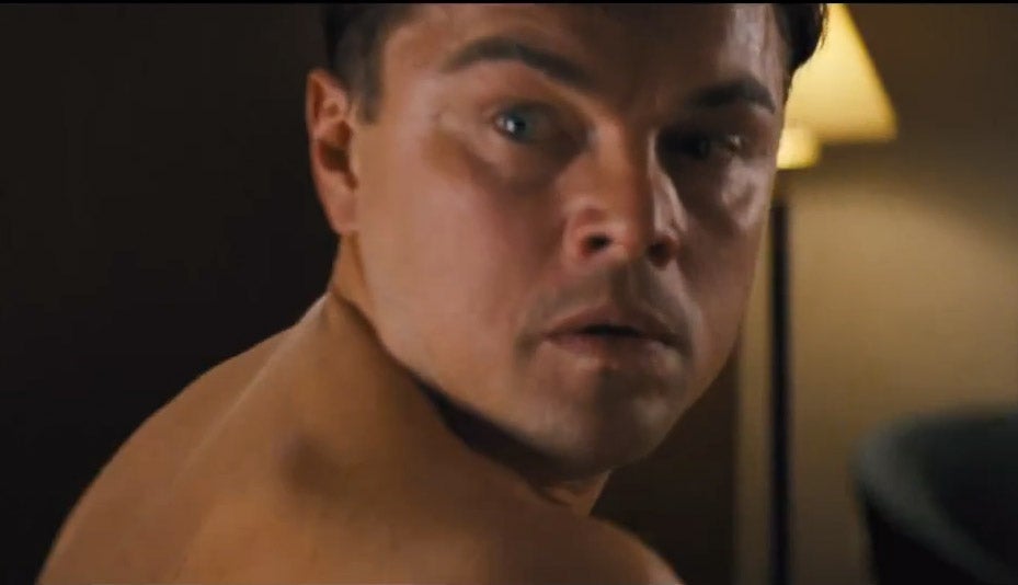 Leonardo DiCaprio in The Wolf of Wall Street