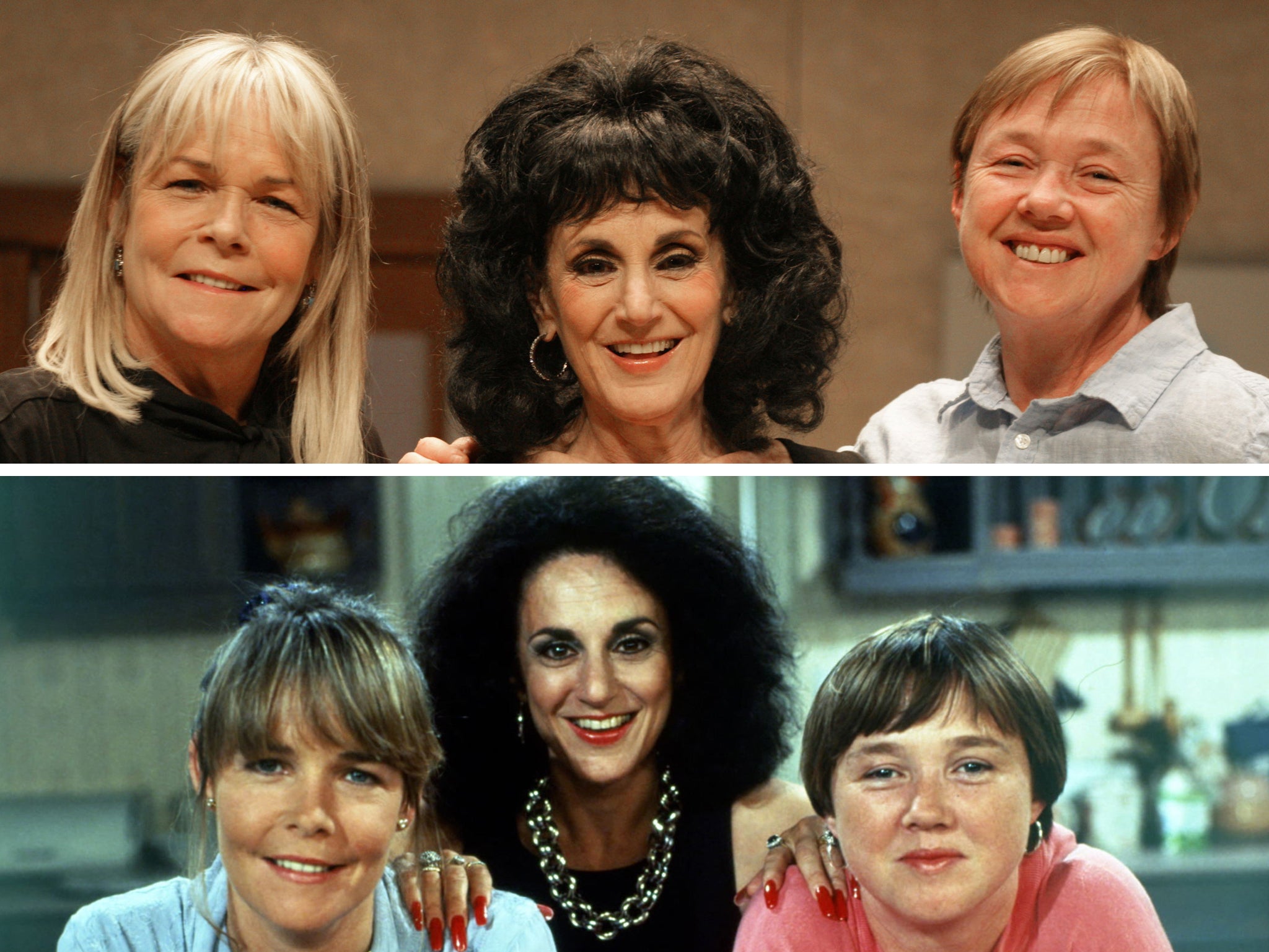 Then and now: Linda Robson, Lesley Joseph and Pauline Quirke