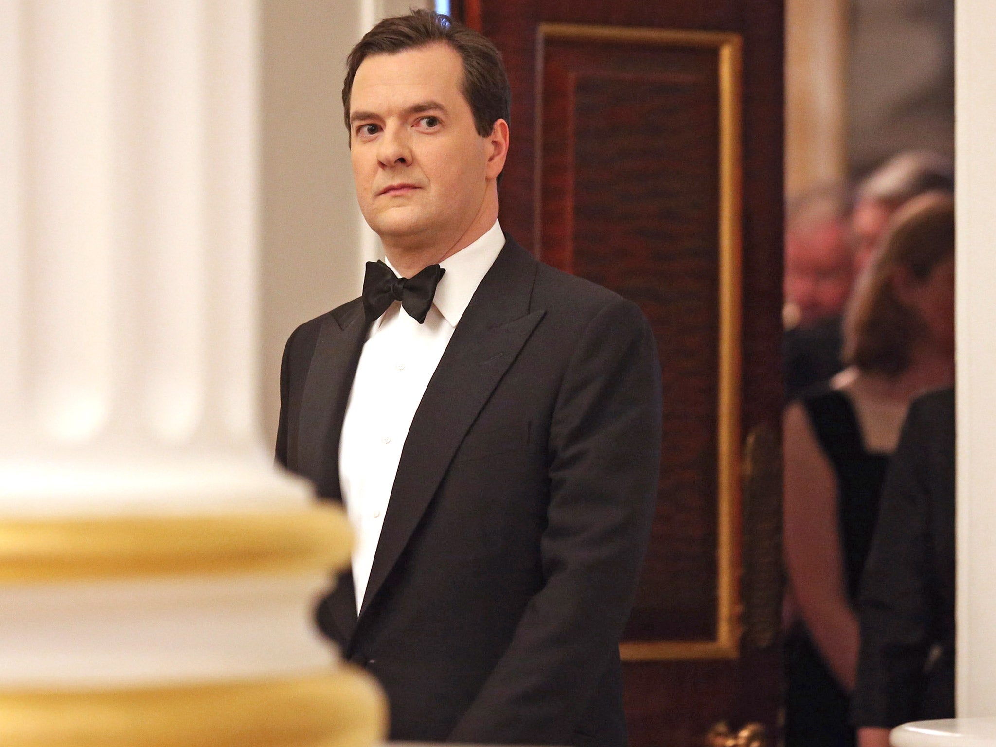 Chancellor George Osborne, attends the 'Lord Mayor's Dinner to the Bankers and Merchants of the City of London', at Mansion House