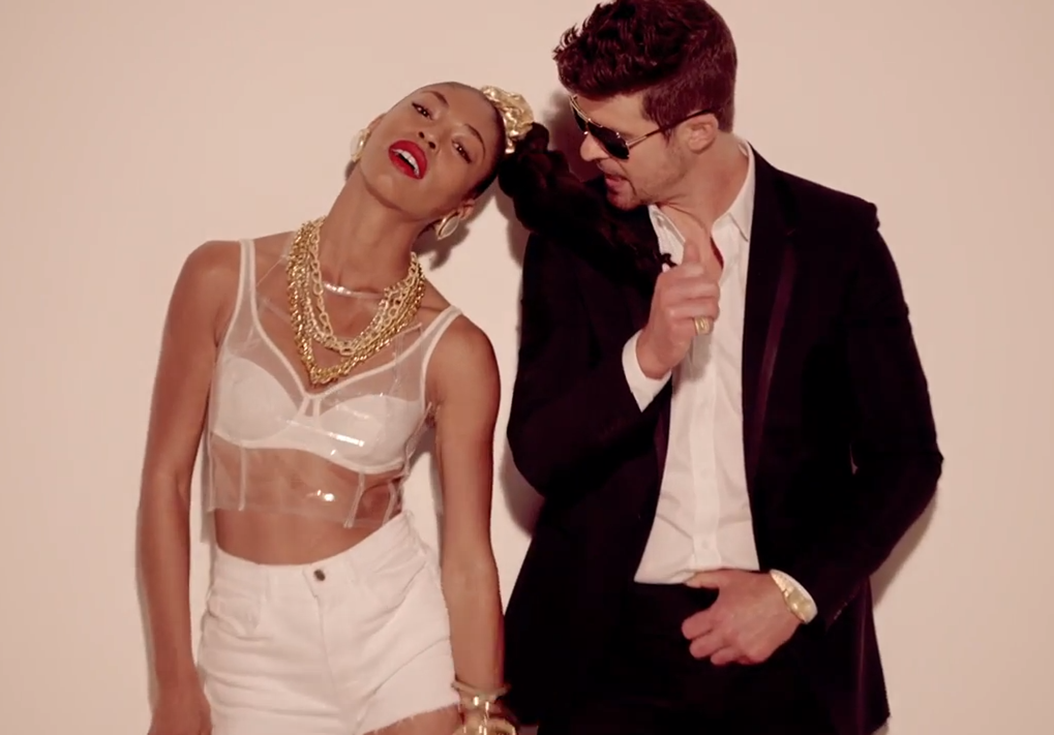 Robin Thicke's video for 'Blurred Lines' was criticised for condoning rape