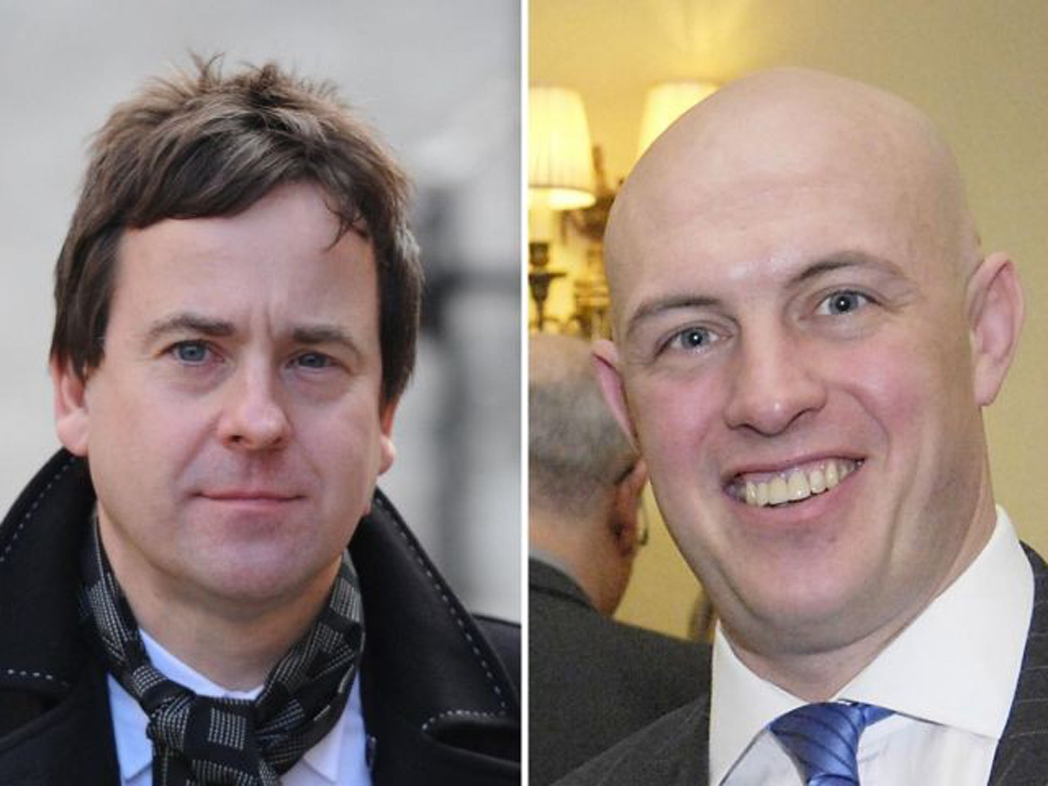 Dominic Mohan, left, will be replaced by David Dinsmore, right, on Monday