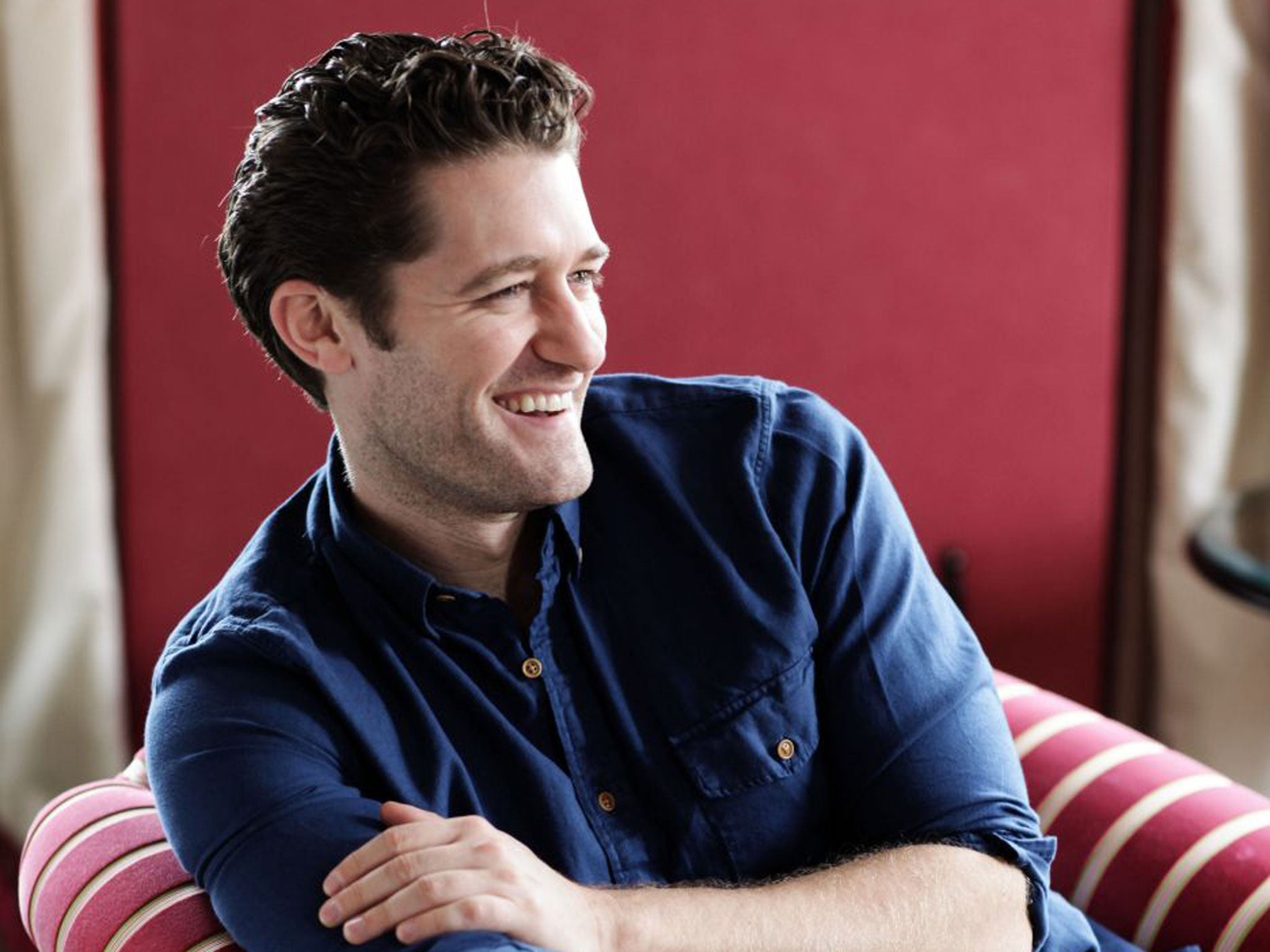 Matthew Morrison, who is in London this week, found fame in ‘Glee’