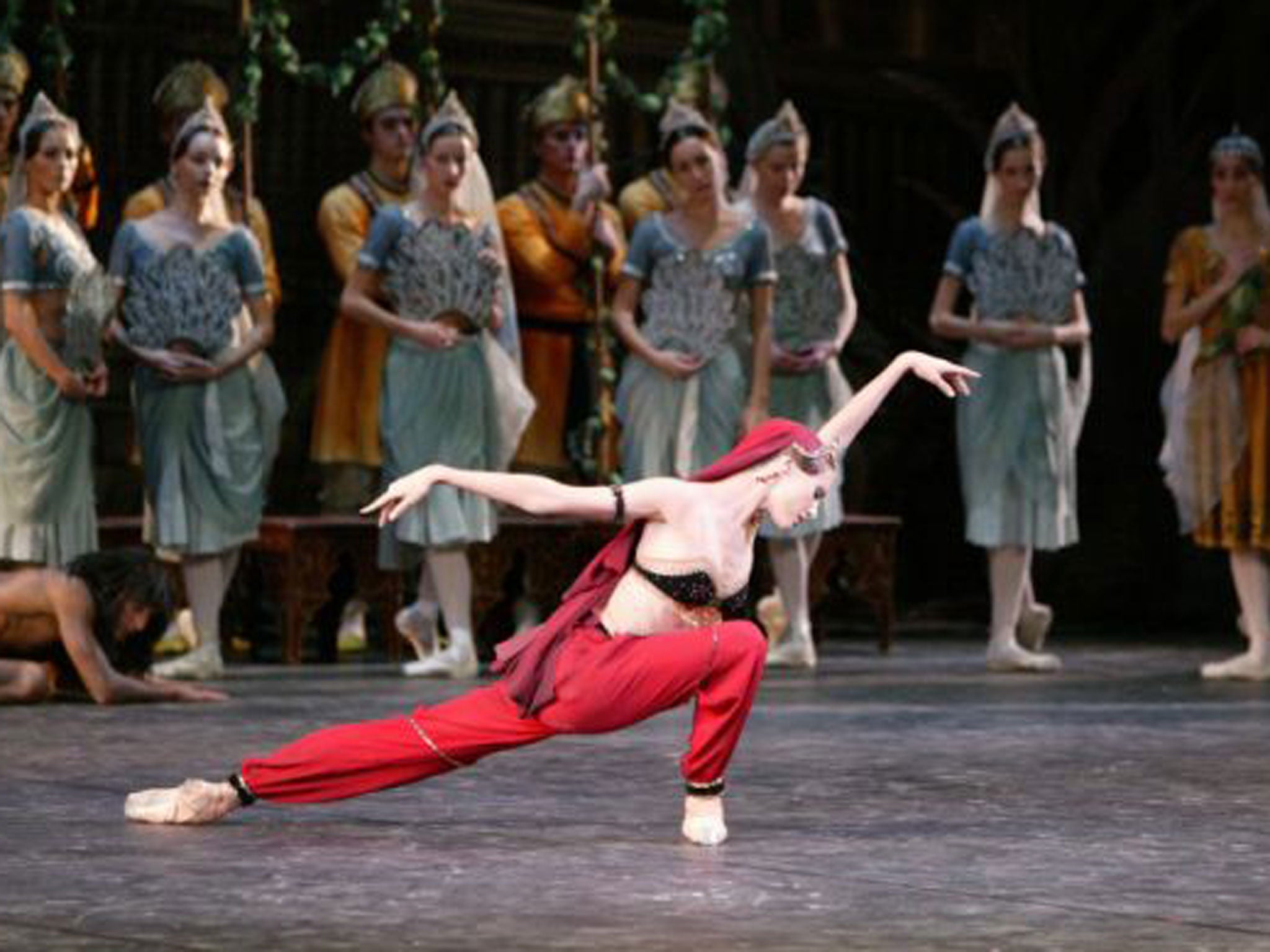 Amazing grace Svetlana Zakharova in La Bayadère, part of the Bolshoi’s London season