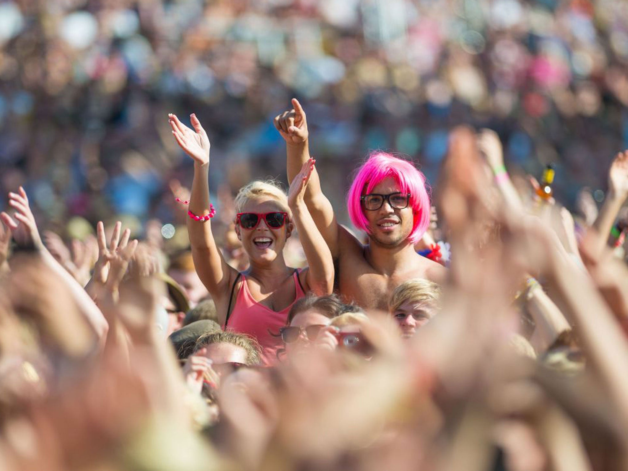 Festival goers who were asked to raise £50,000 via Kickstarter.com