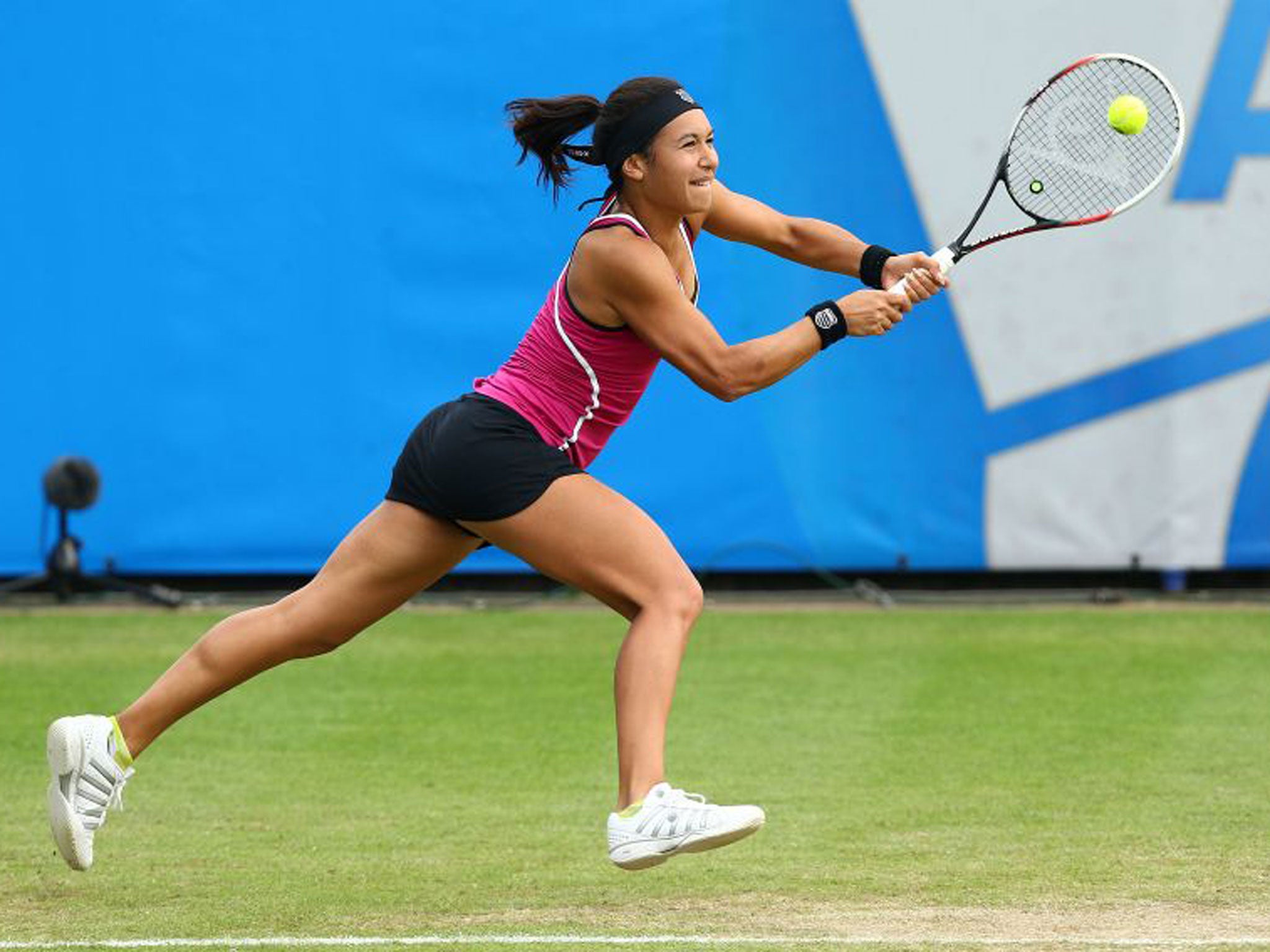 Heather Watson inspires children