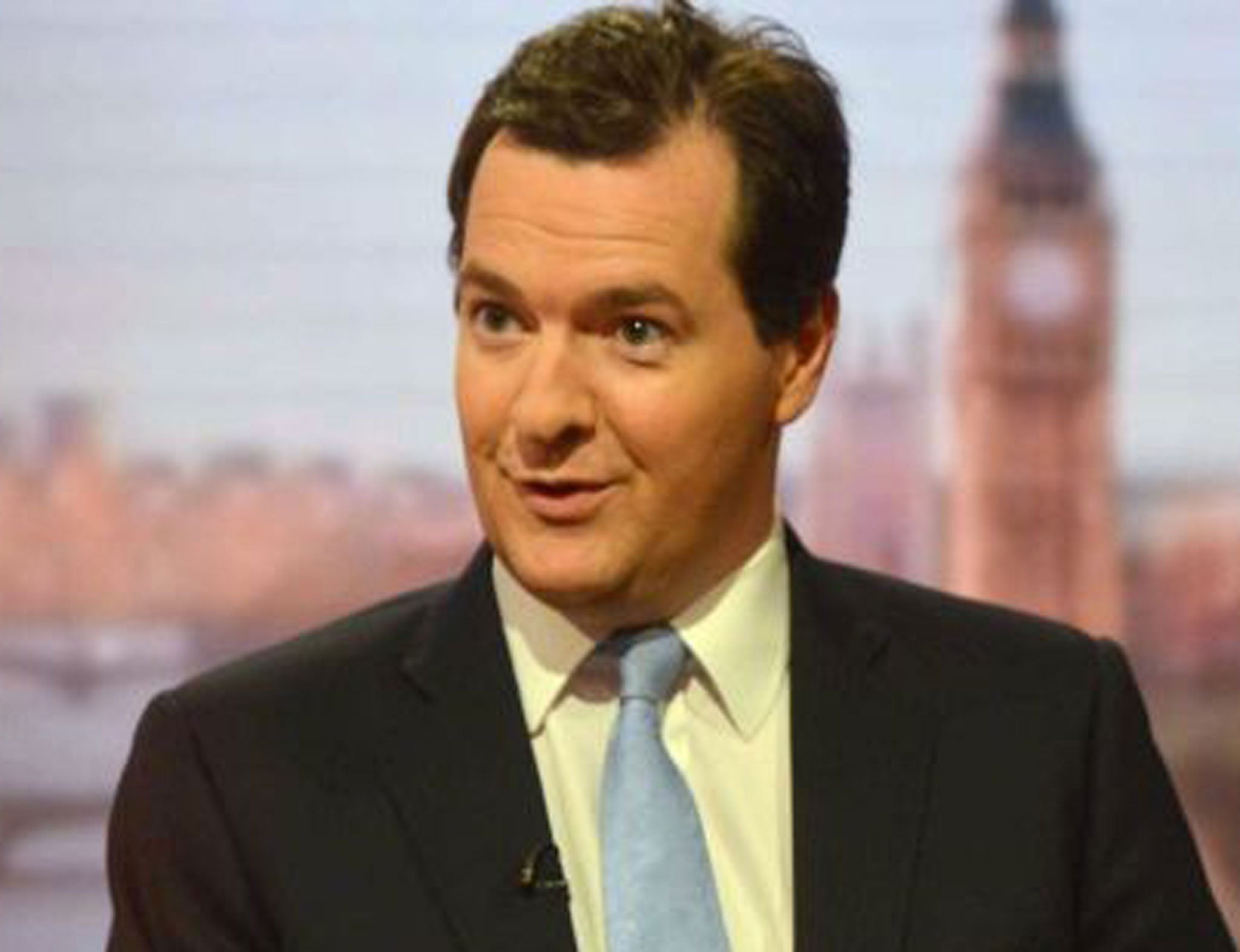 The Chancellor, George Osborne, on The Andrew Marr show