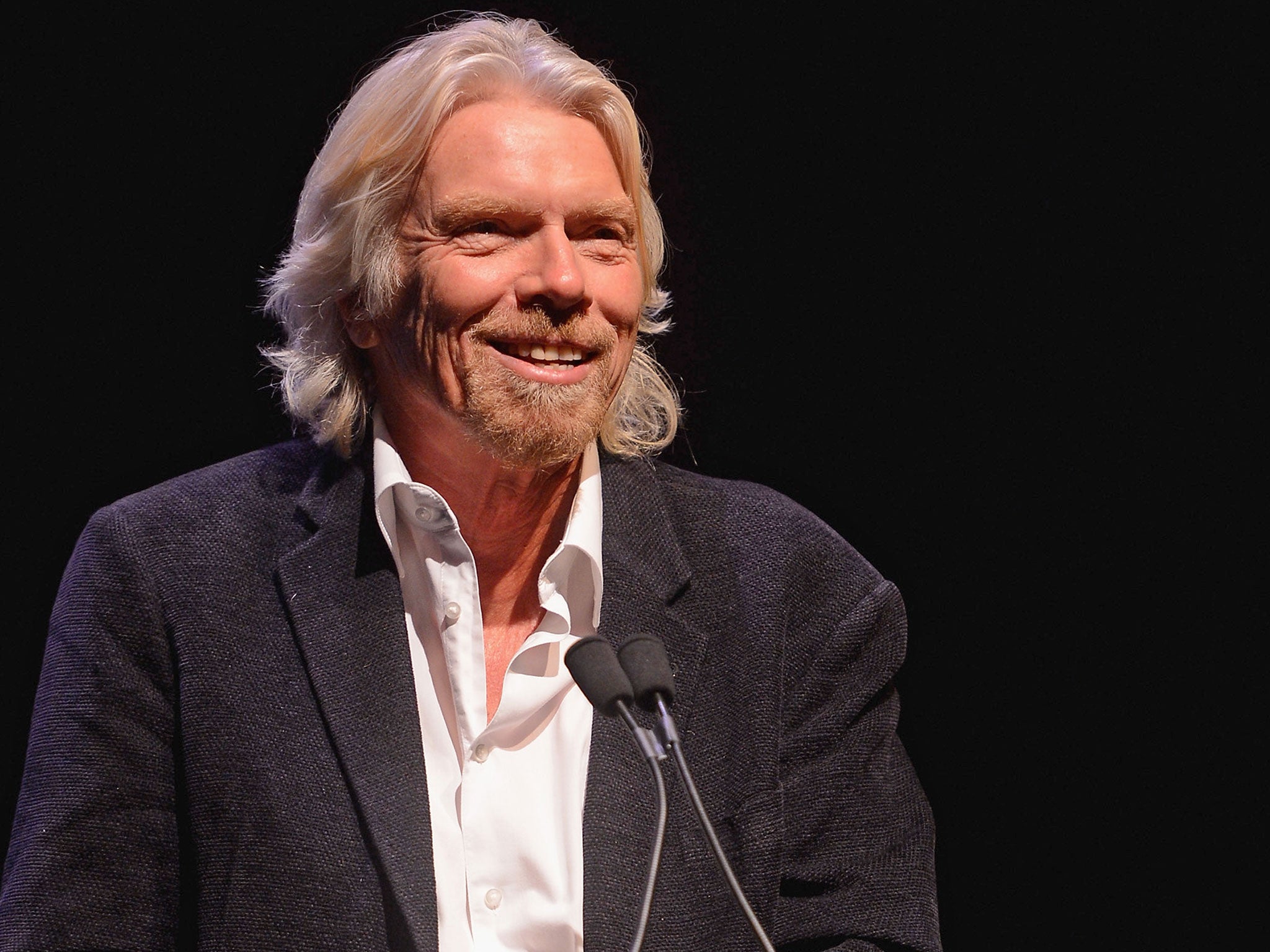 Richard Branson's beard and hairstyle are part of his public personality