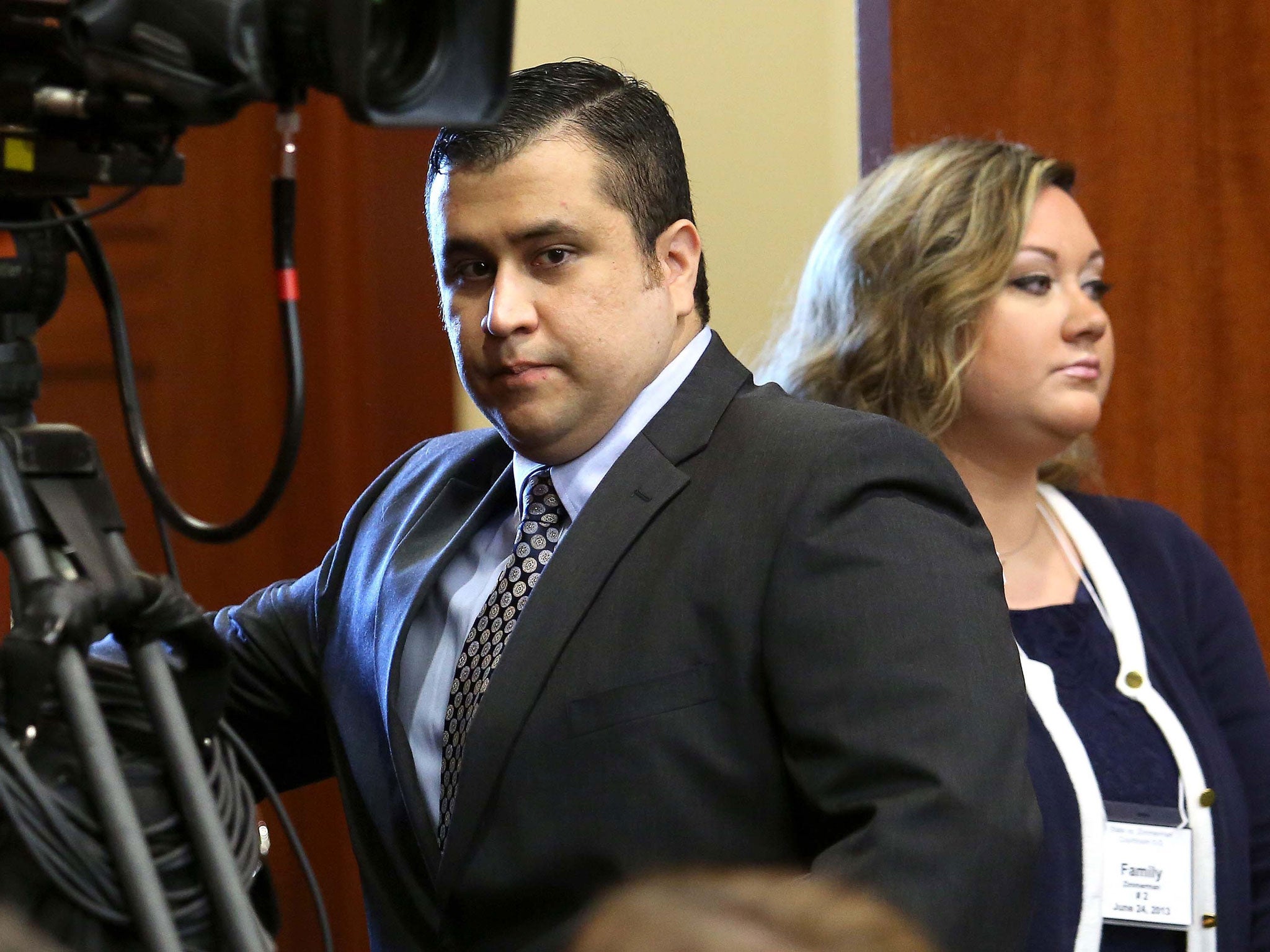 George Zimmerman and his wife Shellie arrive for the start of the trial reuters