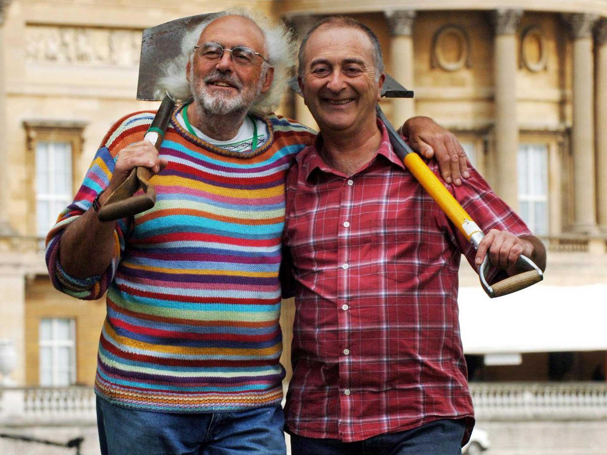 Time Team presenters Mick Aston (left) and Tony Robinson