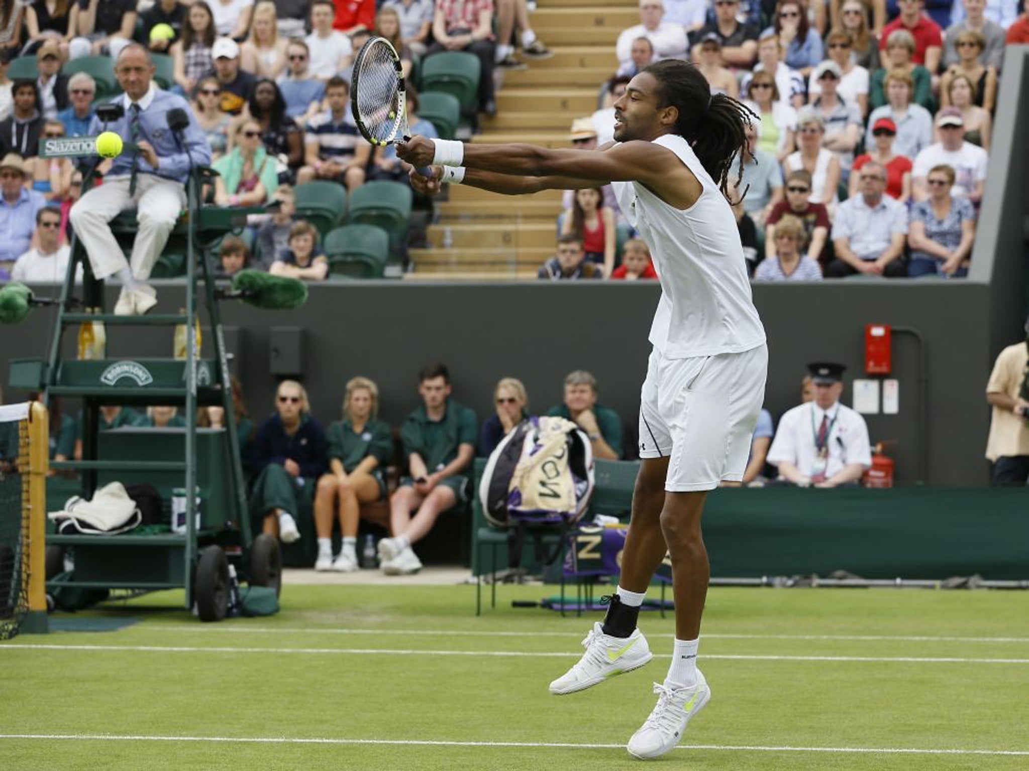 Dustin Brown shocked former Wimbledon champion Lleyton Hewitt