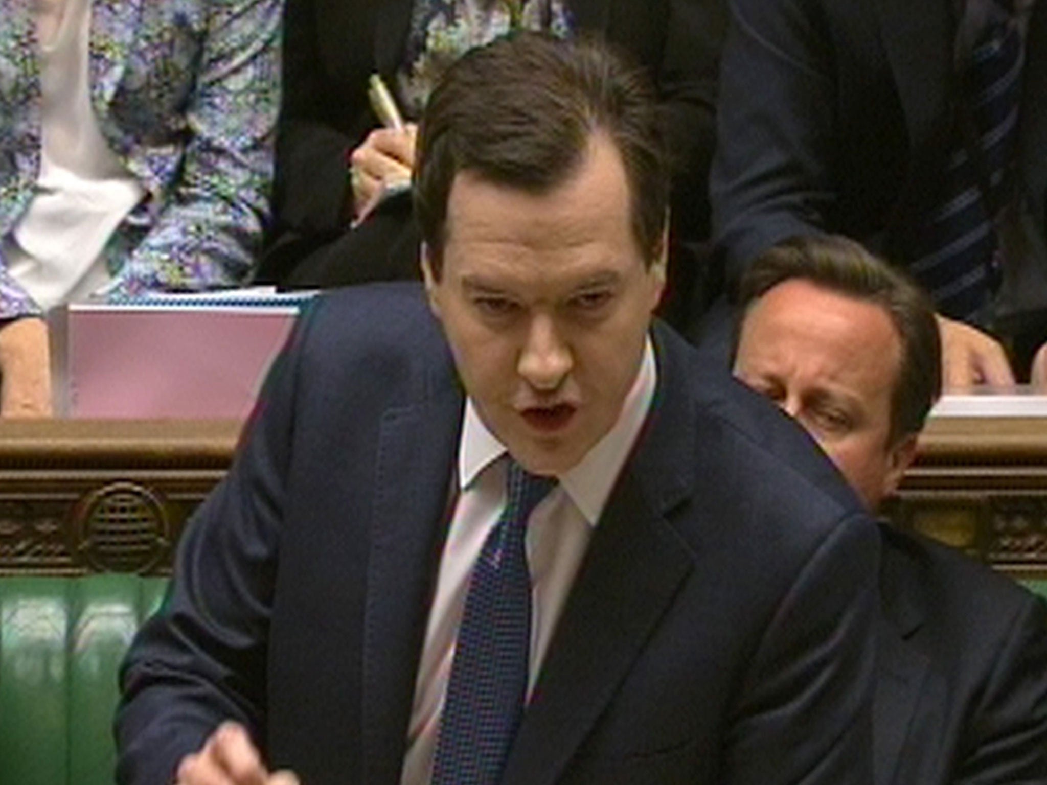 News that the economy didn't contract in Q1 of 2012 will provide some relief to George Osborne