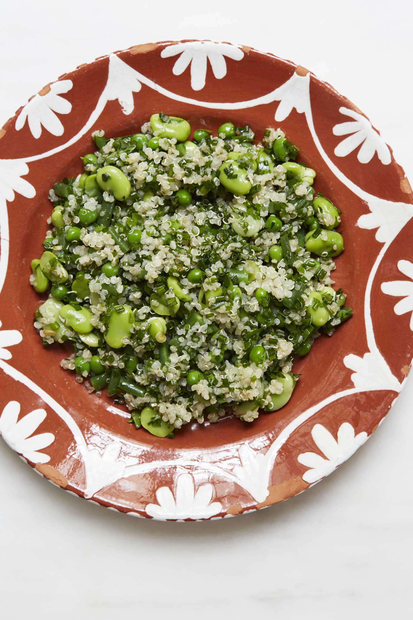 Versatile: Quinoa with summer beans