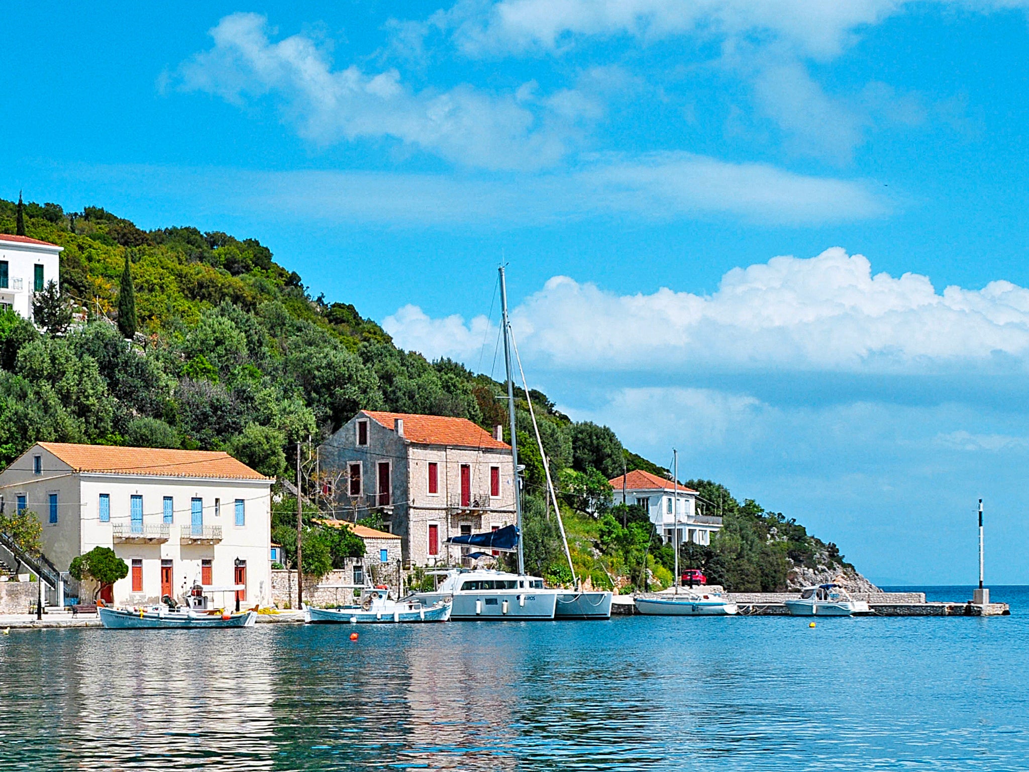 Simply serene: Kioni village on Ithaki's north coast