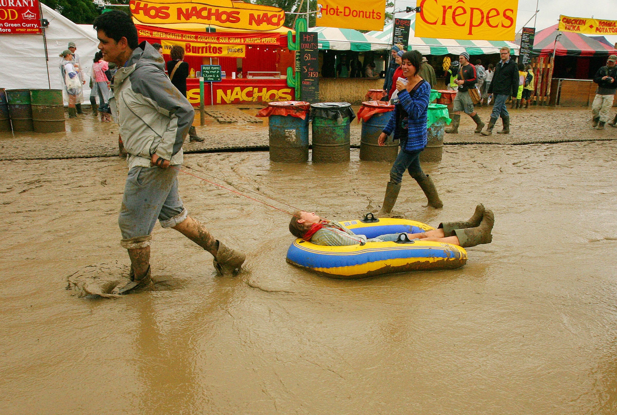 Wet dream: Glastonbury is an incomparable experience even when it’s a muddy year, like 2007