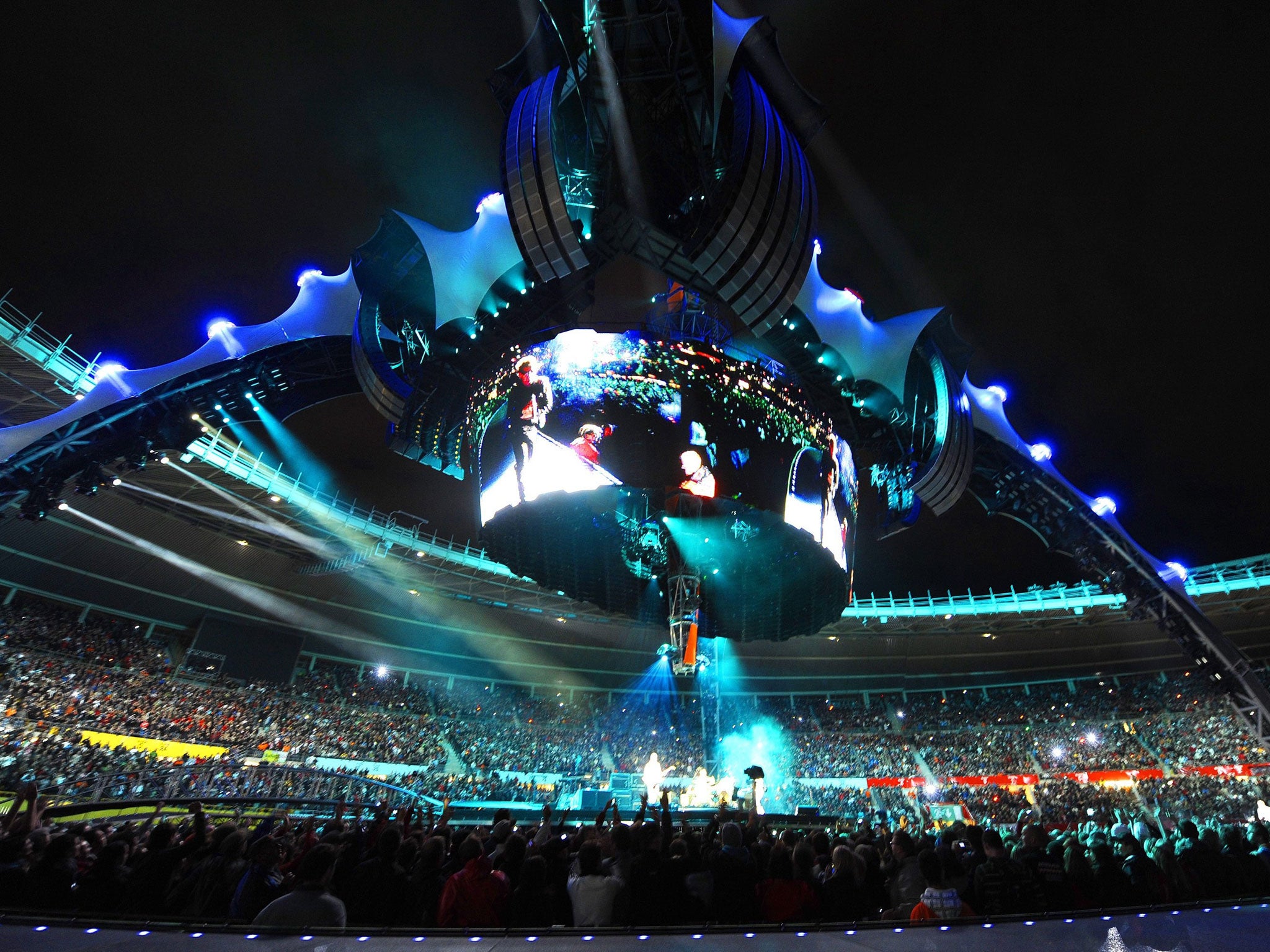 U2's 2010 set in Vienna, which Mark Fisher helped create