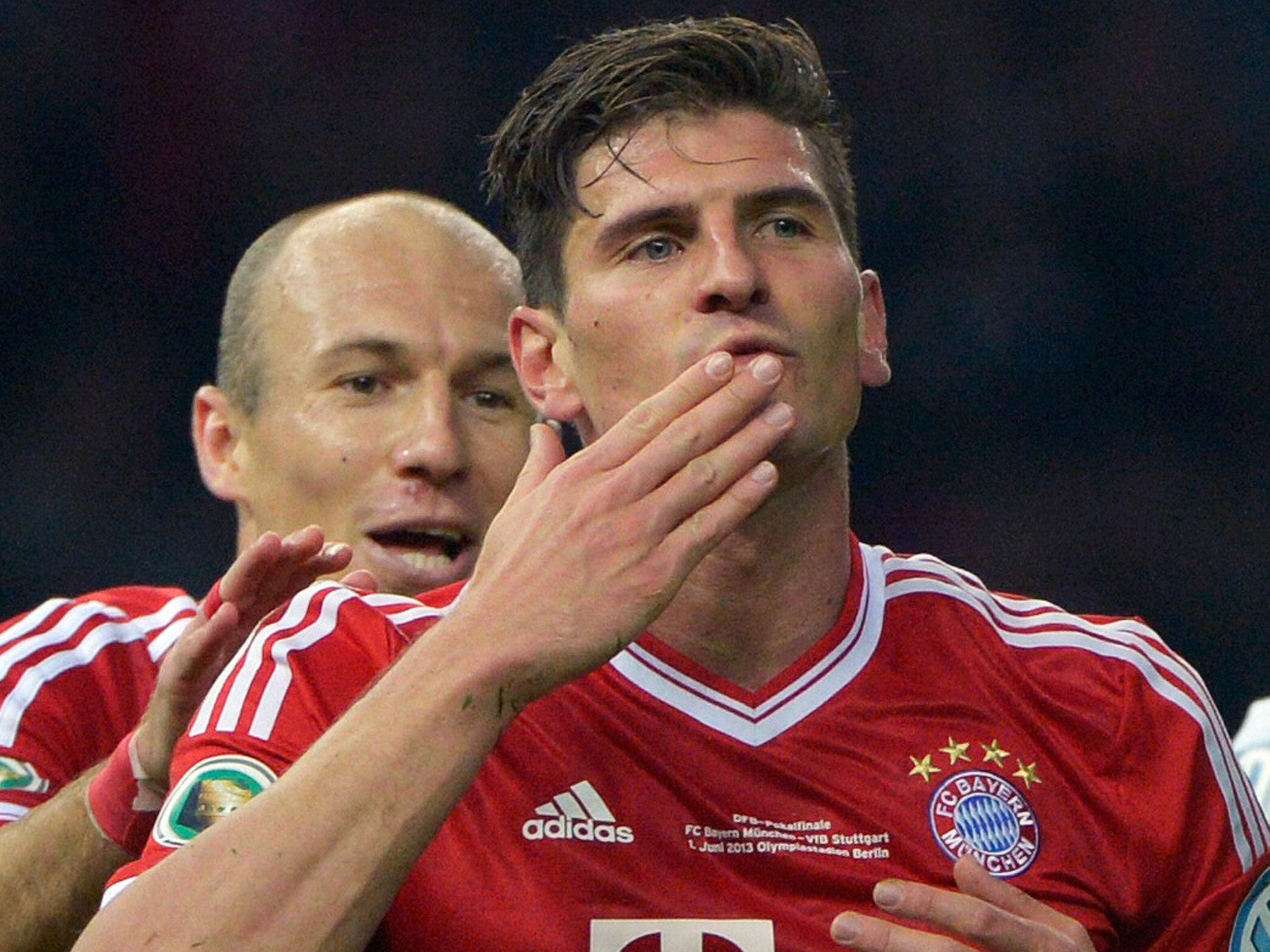 Mario Gomez: one of four targets City wants to replace Tevez