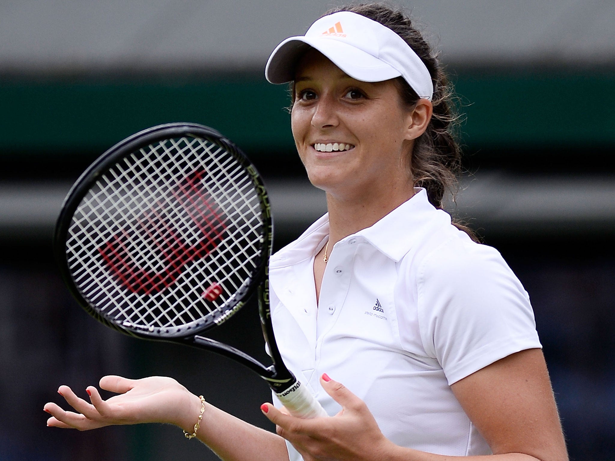 Laura Robson plays her second round on the Centre Court today