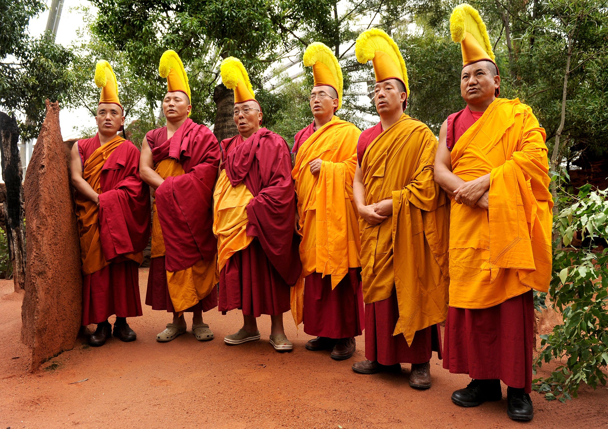 The Dalai Lama's Gyuto Monks proved popular at Glastonbury 2013