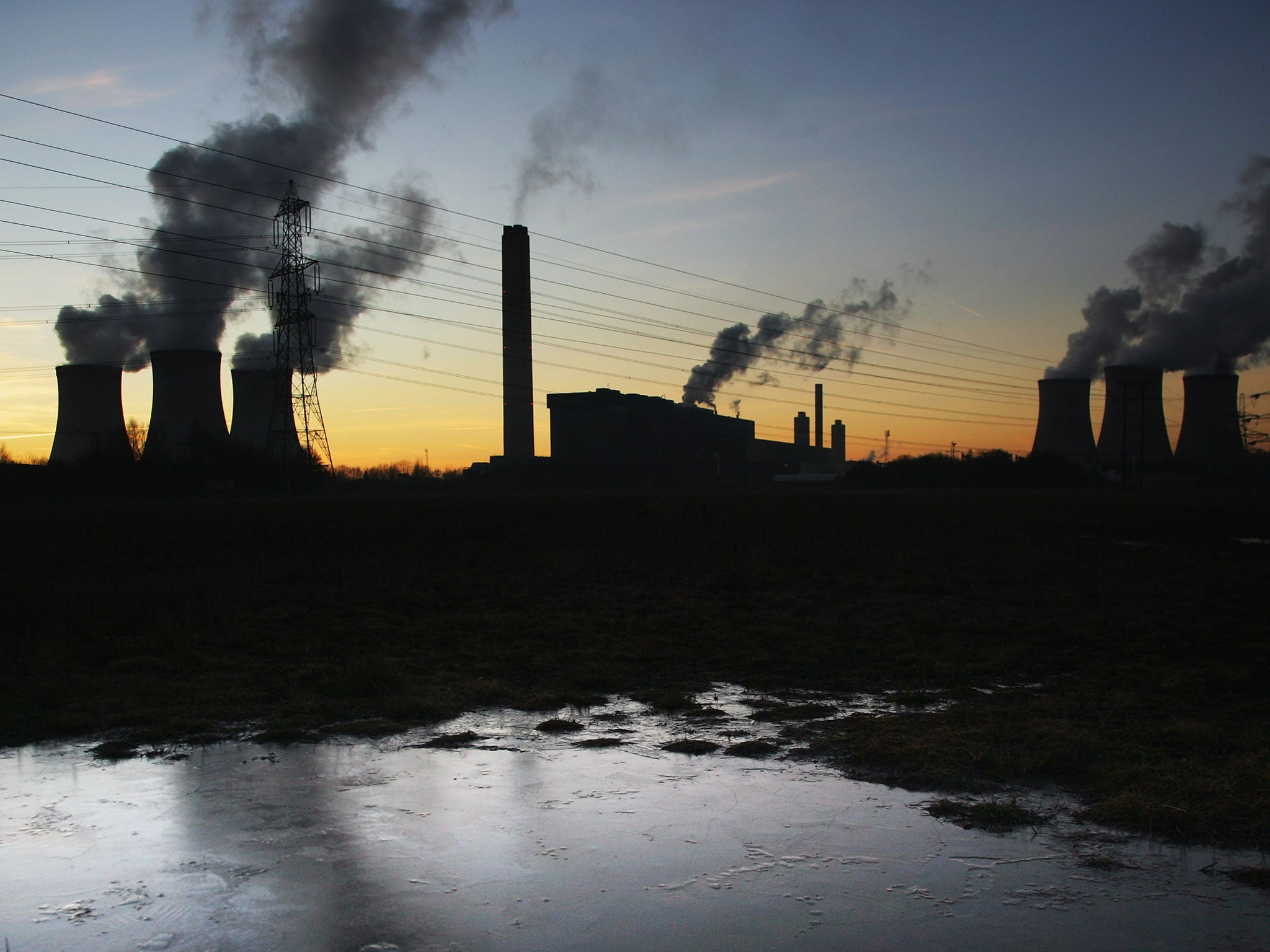 Didcot power station which closed this year