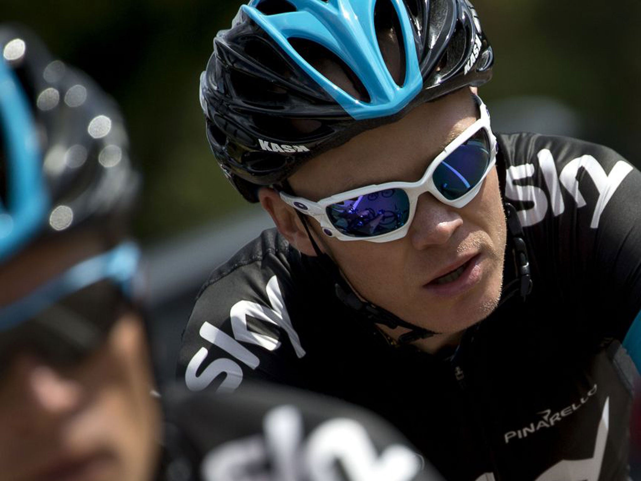 "I'm pretty nervous but we’re lining up as one of the strongest teams," Chris Froome