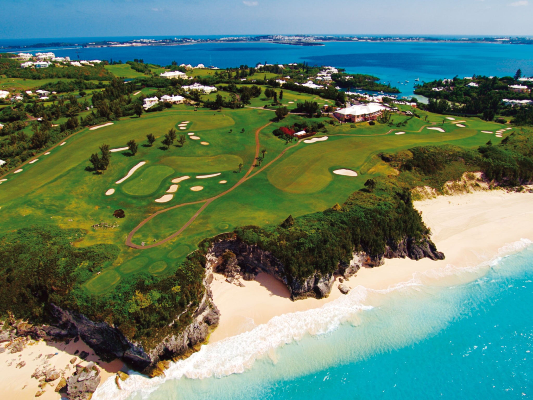 On the fairway: one of the island’s stunning golf courses