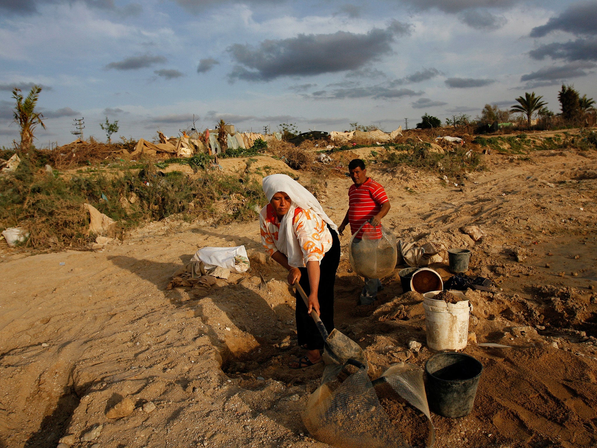 Wadi Gaza, in the Gaza Strip, once the repository of water from the Hebron hills, has long since dried up