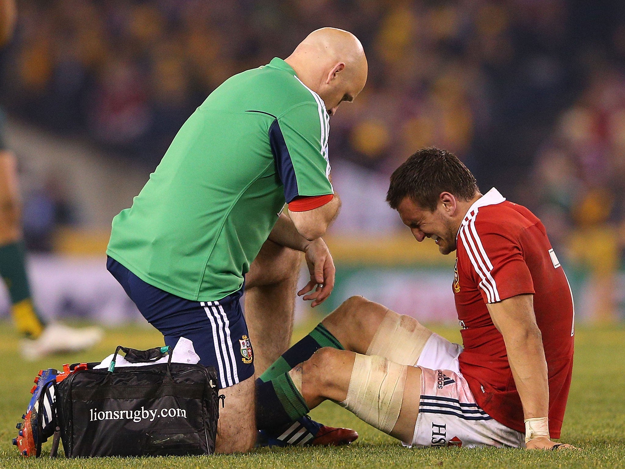 Sam Warburton is injured and teammates fear he won't make the final Test