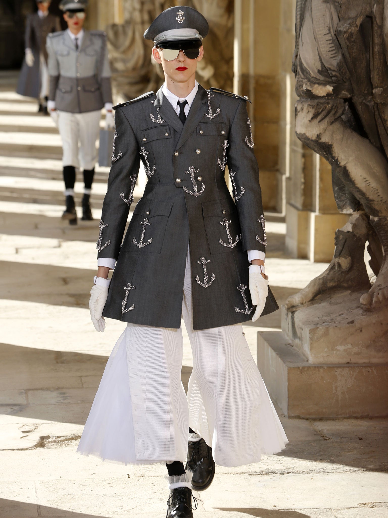 Traditional style with a twist on show in Paris