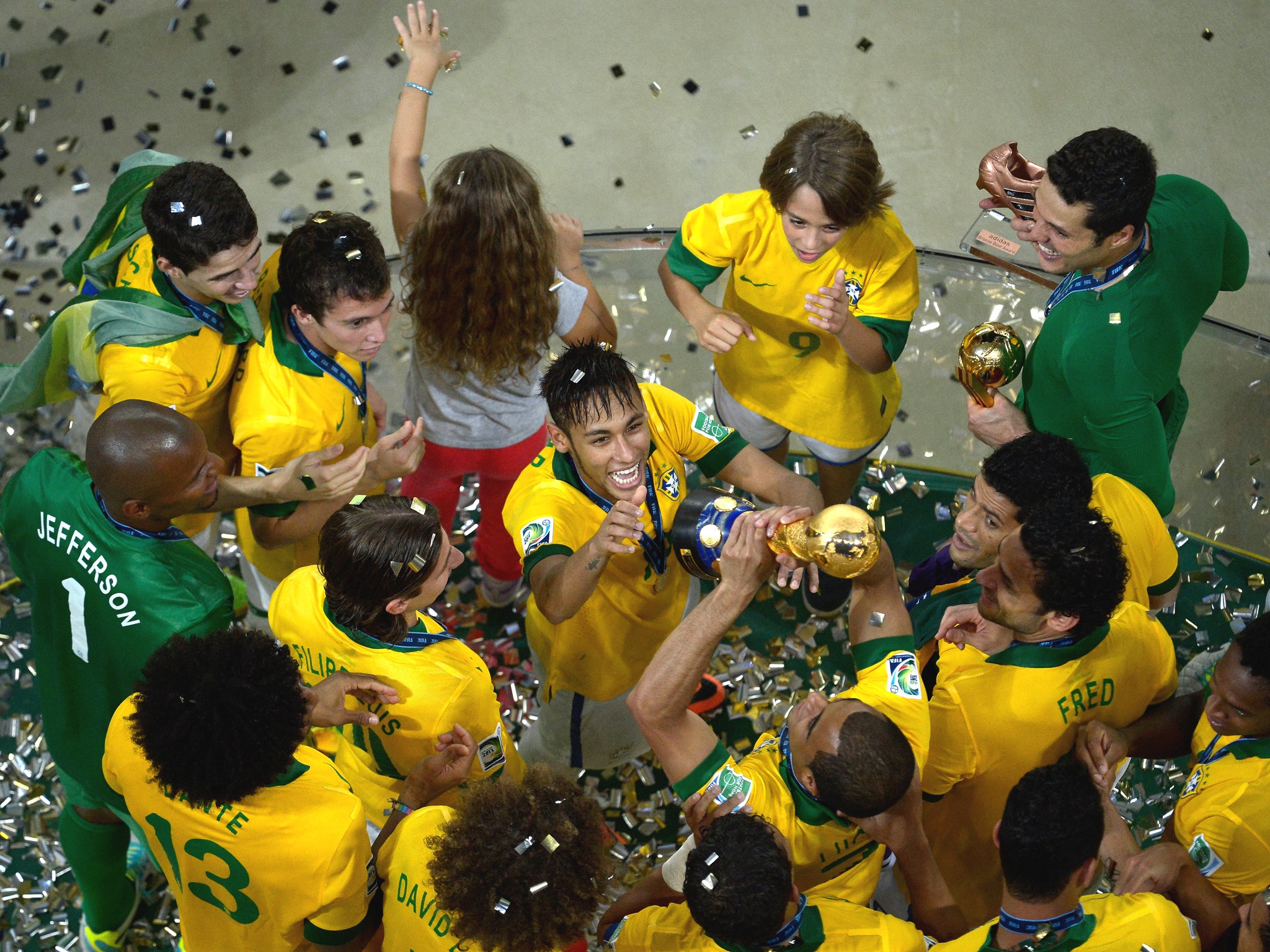 Brazil won the Confederations Cup for the third time in a row with a hugely impressive win over favourites Spain in Rio de Janeiro